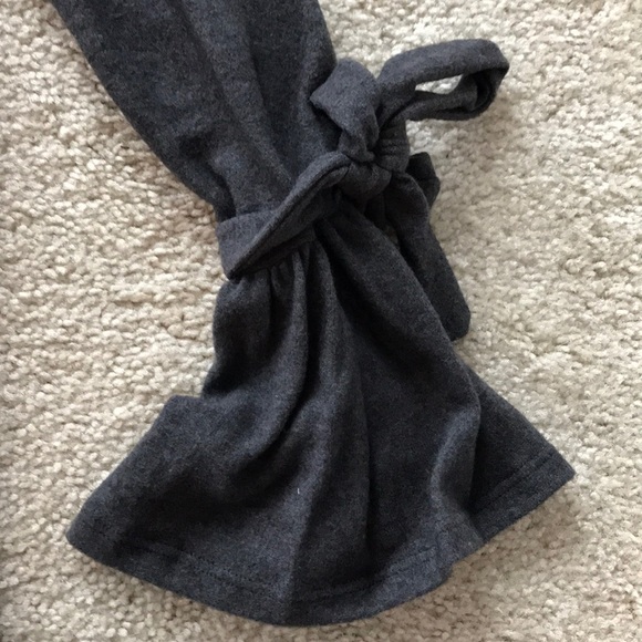 Charcoal Bell Sleeve Dress - Picture 7 of 8